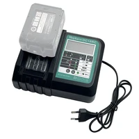 Replacement for Makita 14.4V - 18V Fast Battery Charger DC18RC for Makita Li-ion Battery BL1860 BL1850 3.0 A with LED Display 3
