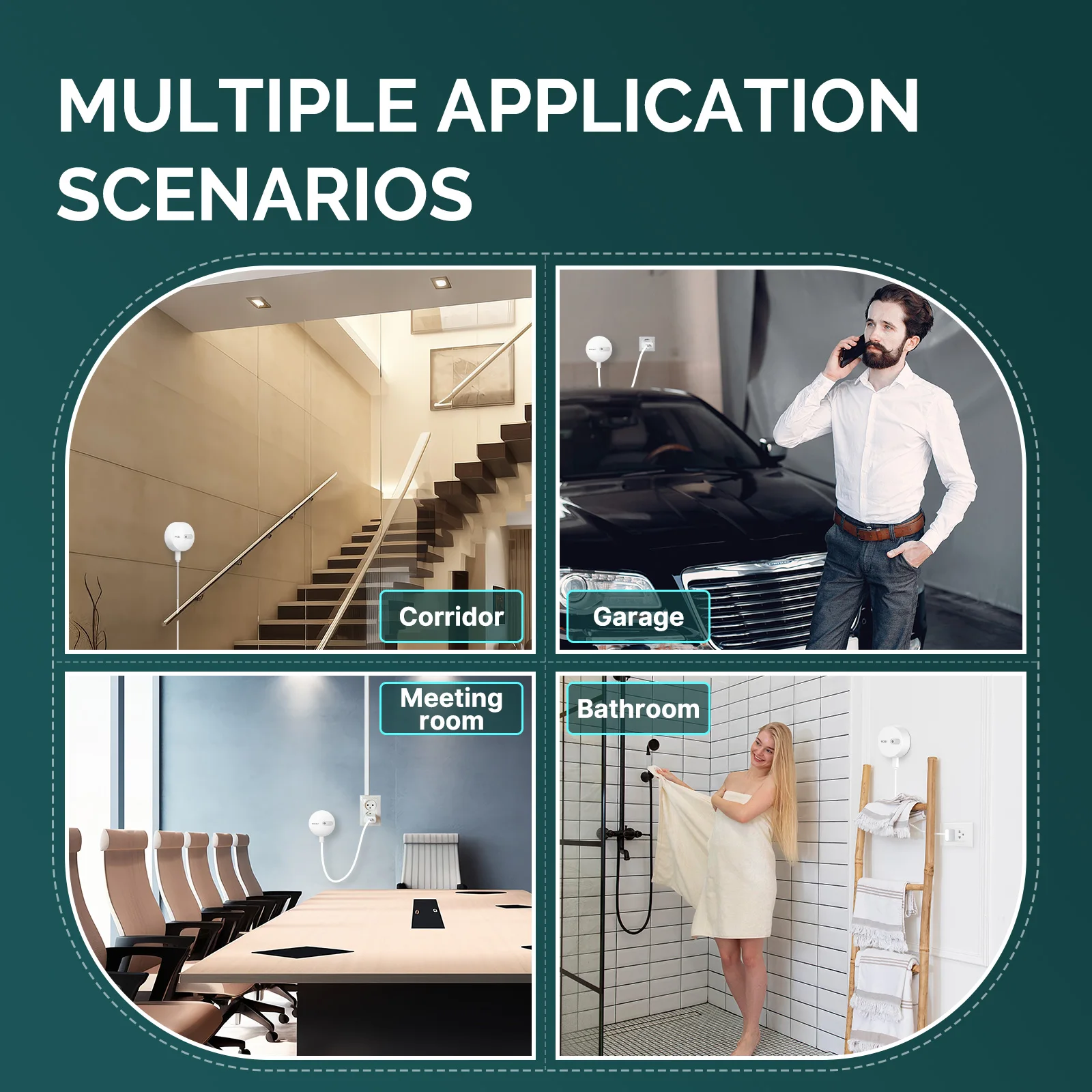 Human Presence Sensor ZigBee Human Presence Sensor Detector Radar Wave Detection Sensor Home Security Tuya Smart Human body Exists