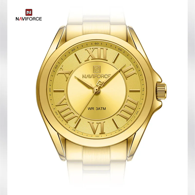 NAVIFORCE High Quality Women Watches Waterproof Stainless Steel Fashion Ladies Watch Woman Quartz Wristwatch Relogio Feminino