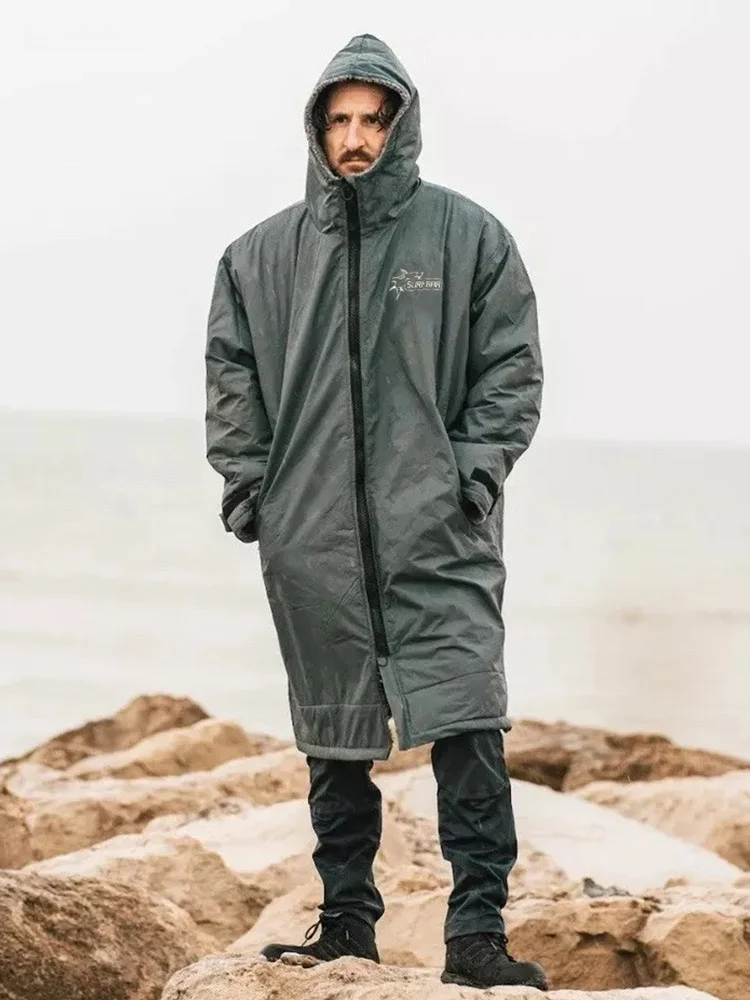 Swimming Robe Qui Dry Towel Diving Changing Surfing Cloak ex Hot Spring Outer Coat Sports Sunscreen Beach Jaet