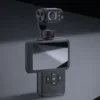 5K Pocket Video Camera with 3.5 Inch Rotating Touchscreen HD 3 Axis Stabilization Wide Angle Action Camera for Travel Vlogging 4