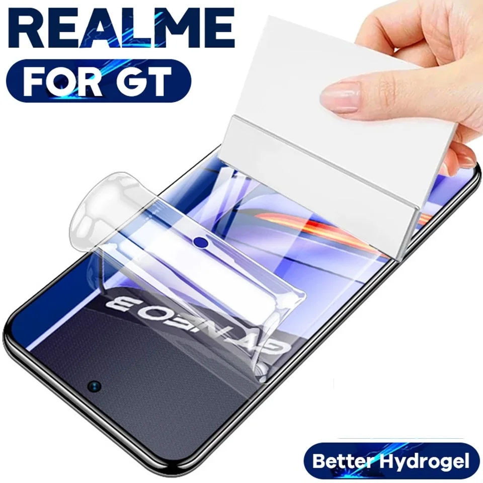 Proteggi Schermo Per Realme Gt Neo 2 3 5 3T Gt 2 Pro Pellicola Idrogel Su Realme Q5 8 9 10 Pro Plus 8 9I 4G 5G Pellicola Protettiva