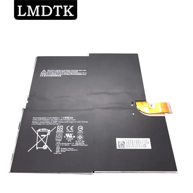 

LMDTK Новый G3HTA005H MS011301-PLP22T02 Аккумулятор для ноутбука MICROSOFT SURFACE PRO 3 1631 G3HTA009H 1577-9700