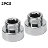 1/2pc Adapter Shower Hose Adaptor 3/4"(25mm) Female To 1/2" (20mm) Male Chrome Reducer Bathroom Faucet Pipe Fittings 2
