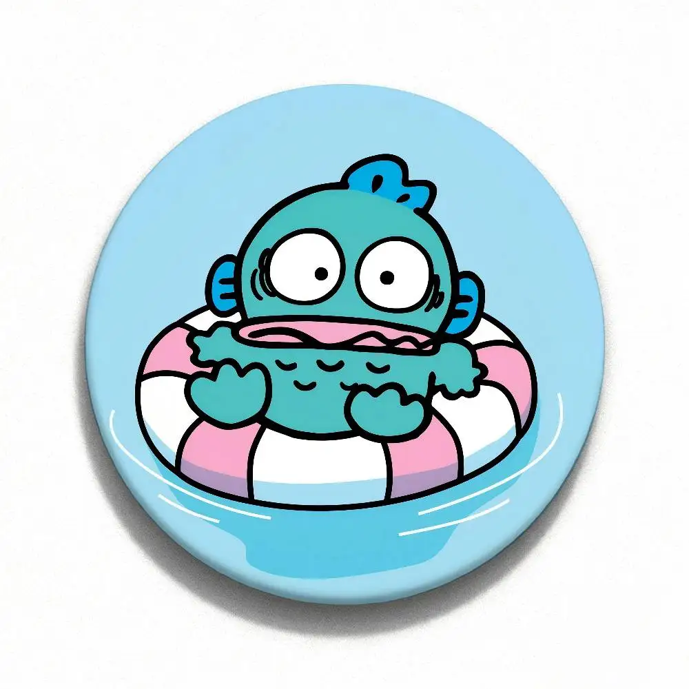 Handmade Hangyodon Cartoon Brooch – Cosplay Badge & Backpack Accessory