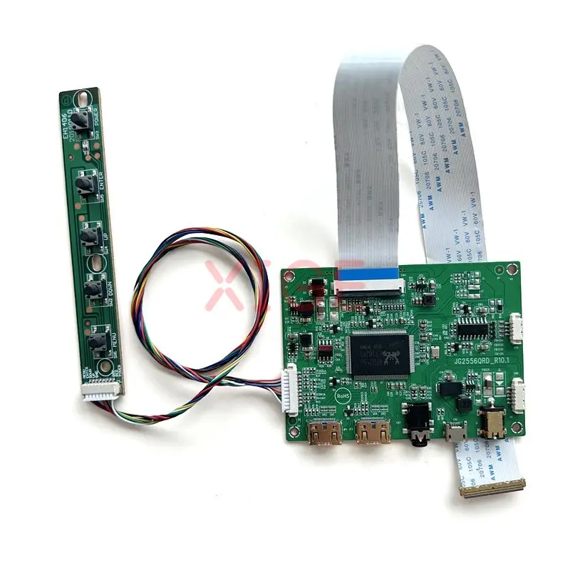 컨트롤러 보드 핏 노트북 모니터 키트, B156HAT01 B156HTN03 LM156LF2F USB 마이크로 15.6 인치 HDMI 호환 미니 40 핀 EDP 1920x1080