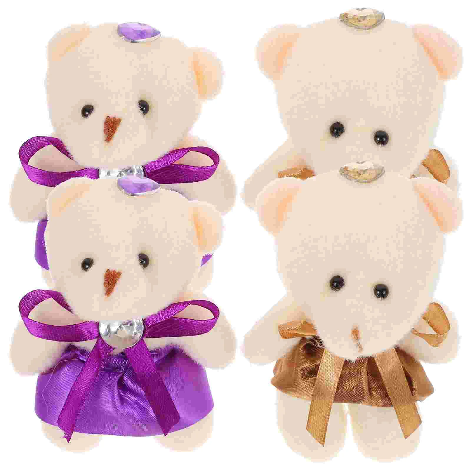 

Подвесные украшения в виде медведя, подвески в виде плюшевой сумки, искусственные животные, брелок, мультяшная игрушка