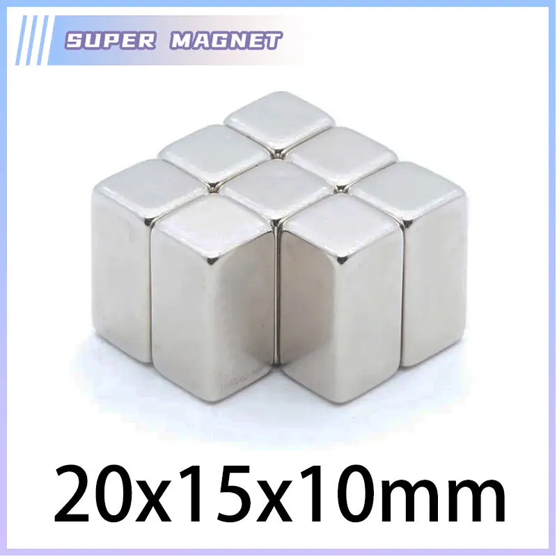 

5/10/20pcs 20x15x10 mm Super Cuboid Block N35 Magnet Neodymium Magnetic 20mm*15mm*10mm NdFeB Strong Magnets 20*15*10 mm