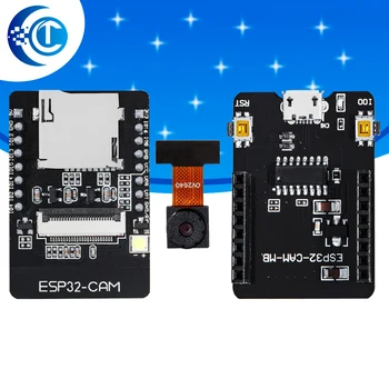 ESP32-CAM-MB ESP32-CAM Modulo WiFi + Bluetooth Scheda di sviluppo modulo telecamera ESP32 con modulo telecamera OV2640 2MP per Arduino