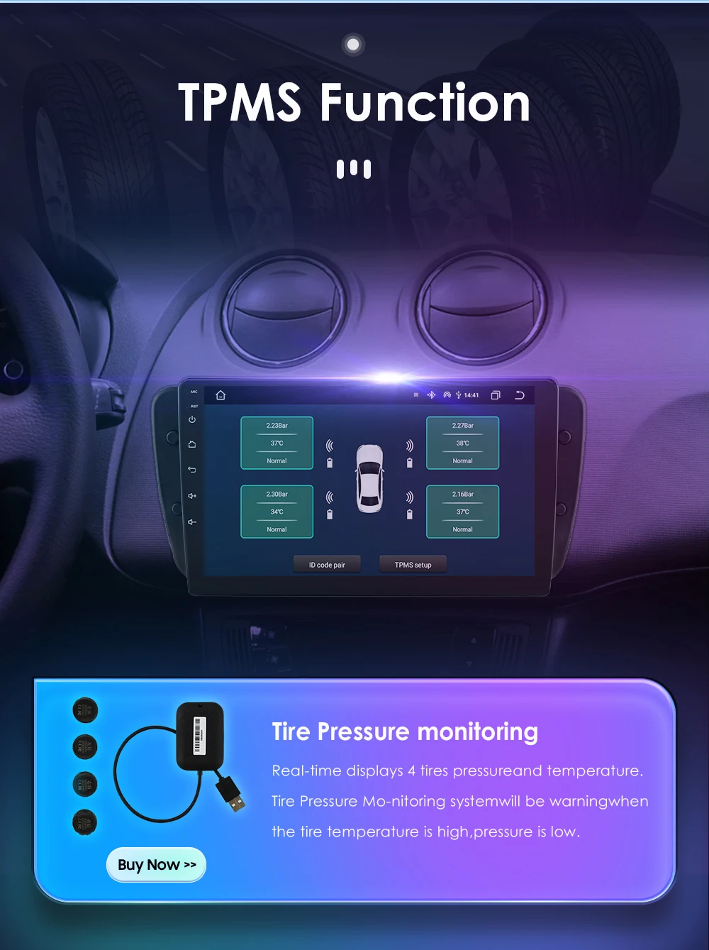 10.1" Hizpo 2Din Android Auto Car Radio for Seat Ibiza 2009 - 2013 GPS Navigation RDS DSP 4G SWC BT CarPlay Intelligence System