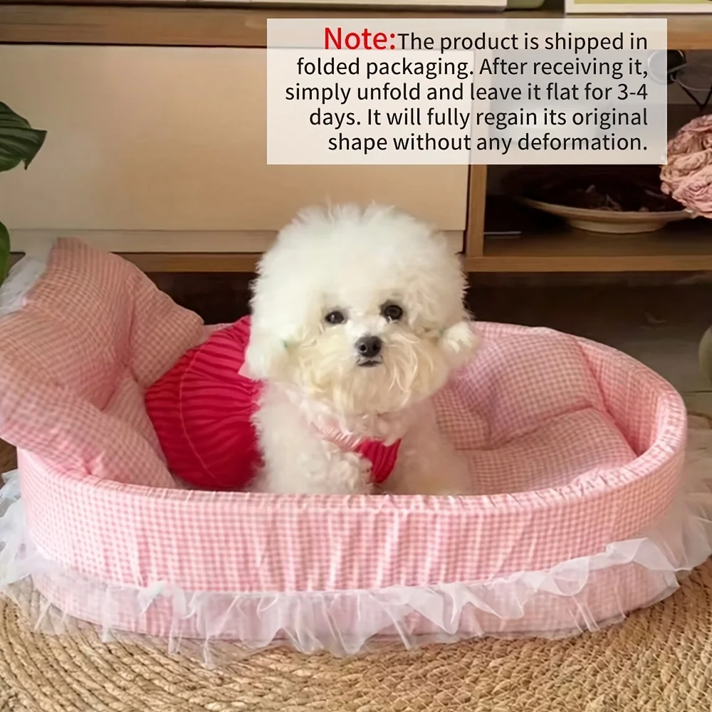 Princess Plush Pet Bed 5