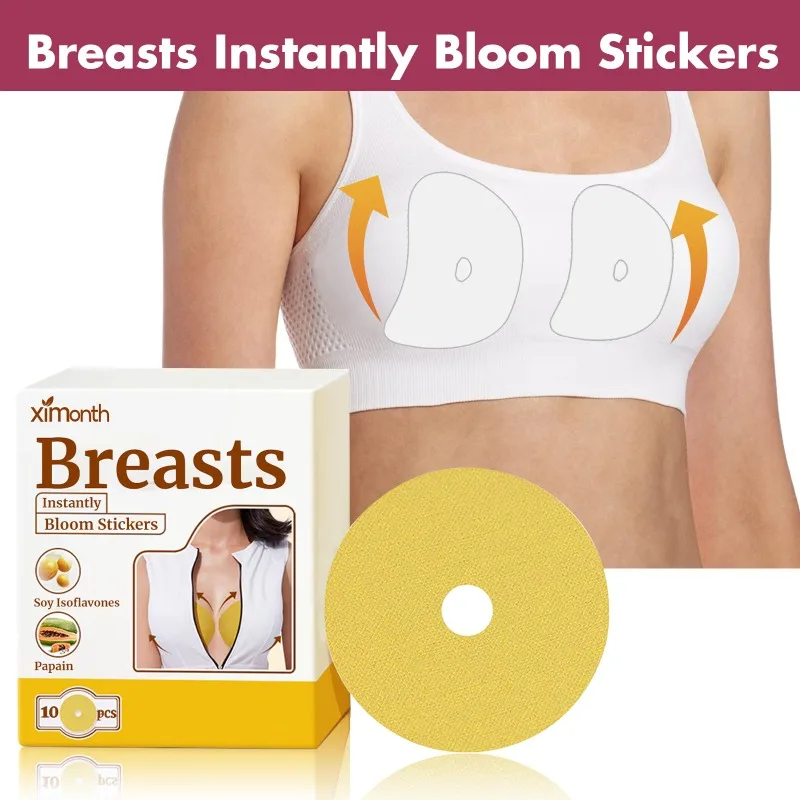 Breasts Instantly Bloom Stickers Plant Ingredients Breast Lifting Firming Bust Enlargement Breathable Invisible Patch Sexy Care
