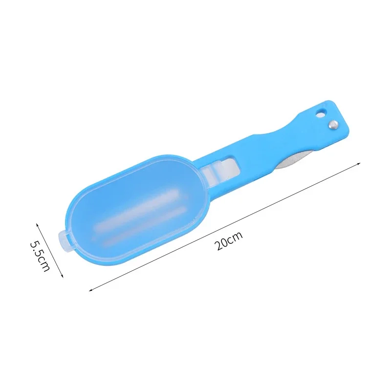 Practical Fish Scale Remover With Folding Knife Fish Scale Scraper Planer Fruit and Vegetable Peeler Kitchen Cooking Accessories