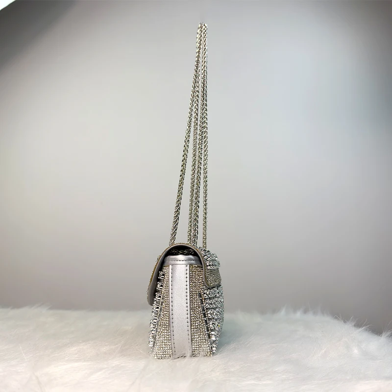 JIOMAY New Design Fashion Rhinestone Purse Luxury Designer Handbags Elegant And Versatile Purses For Women Evening Clutch Bag