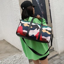 

YILIAN Camouflage large capacity Women's Travel Bag 2022 New sports and fitness tote trendy backpack