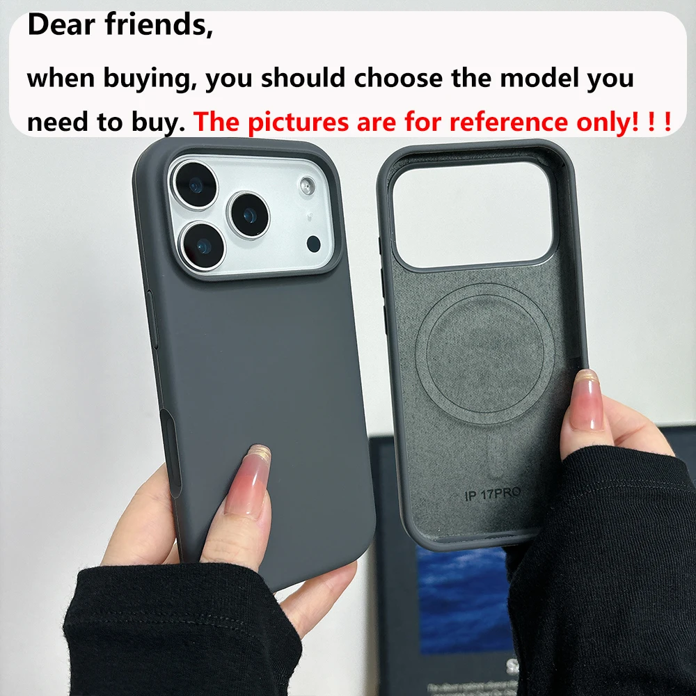 UltraSoft Magnetic Liquid Silicone Case – Matte Solid Cover, Wireless Charging Compatible