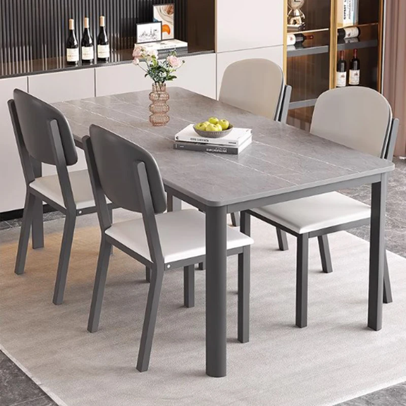 

Relaxing Rectangle Dining Table Modern Breakfast Design Living Room Dining Table Kitchen Balcony Mesa Comedor Home Furniture