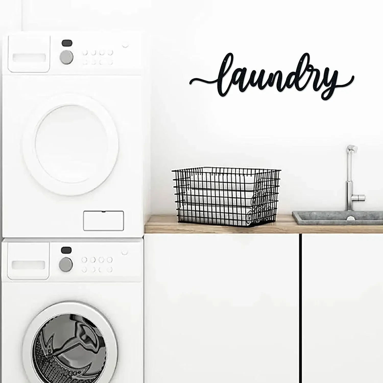 Rustic Laundry Room Metal Wall Art 5