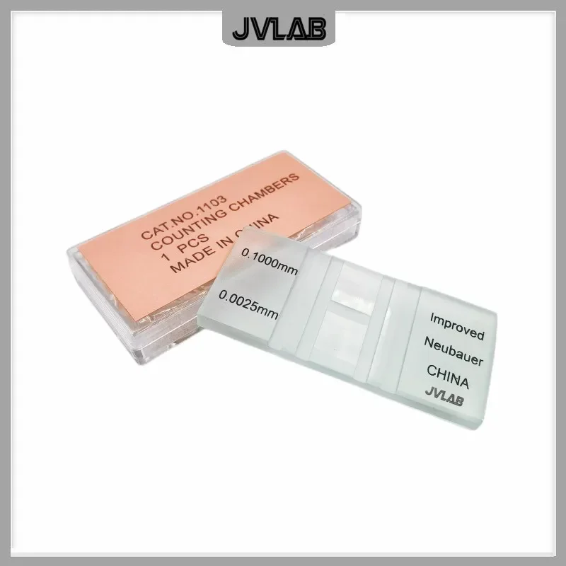 Chambre de comptage améliorée Neubauer pour le comptage des cellules sanguines, Hémocytomètre Neubauer amélioré 1 / PK