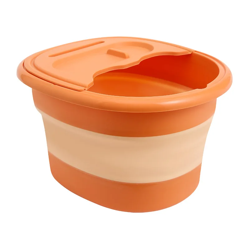 FootWashBasinFoldableFootBathBucketMassageHomeLaundryTub