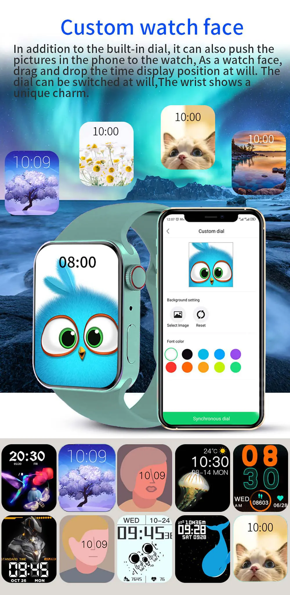 2022 Smart Watch Series 7 IWO Smartwatch Men Women 44mm BT Call Sports Fitness Tracker Clock For Apple Xiaomi Huawei PK X8 Max