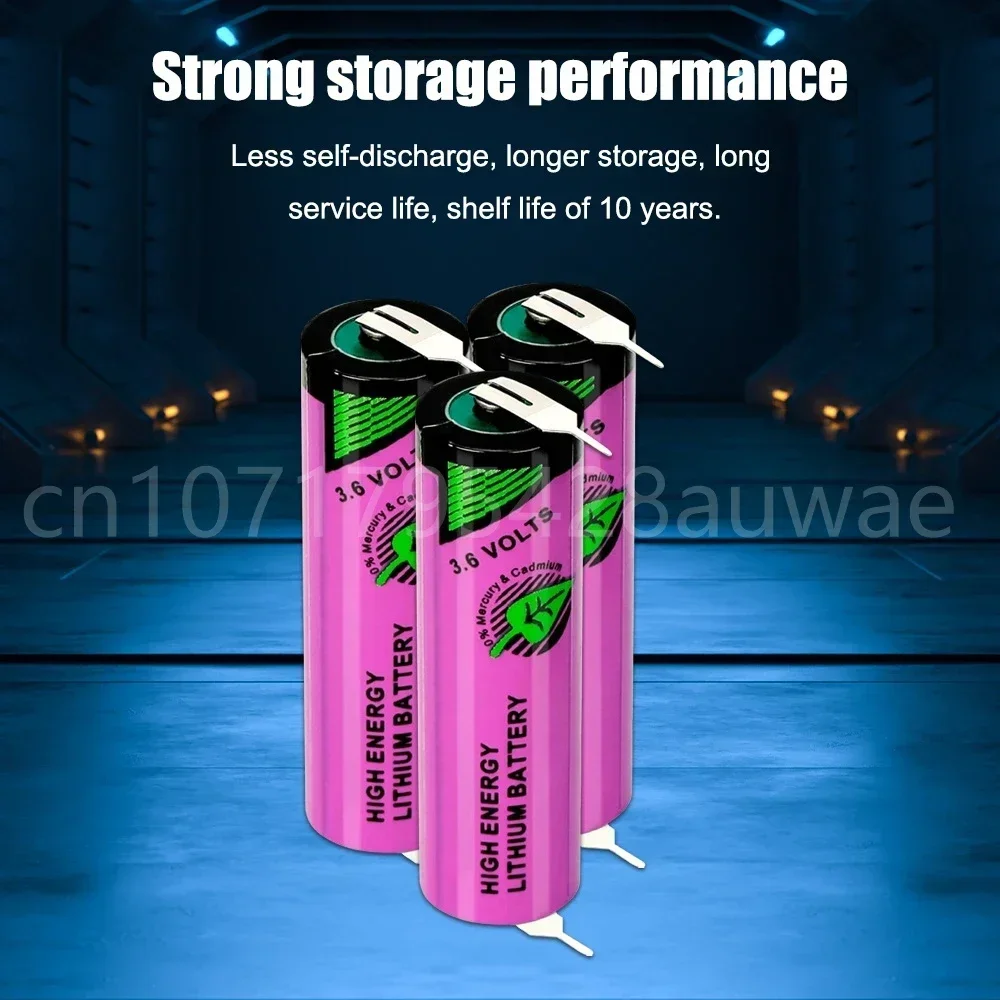 10PCS 3.6V TL-5903 TL5903 ER14500 LS14500 AA Lithium Battery with Welding for PLC CNC Machine Tools Touch Screen