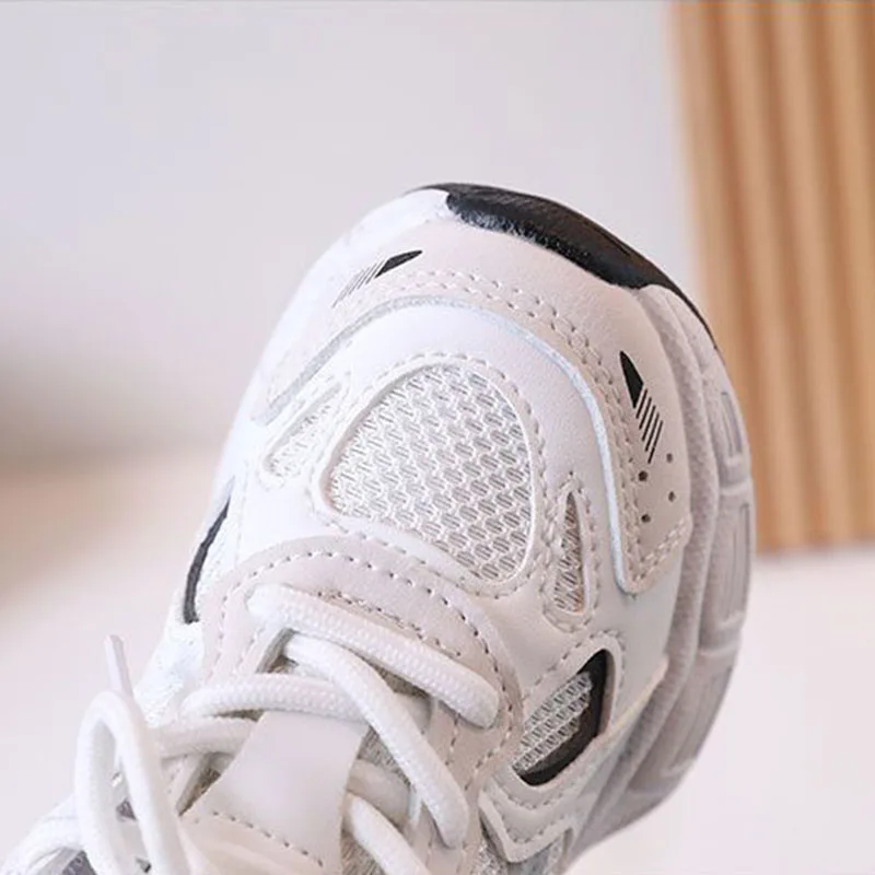 1-6 Year Old Children's Shoes Boys Girls Sports Shoes 2024 Spring New Kids Running Sneakers Fashion Mesh Dad Shoes 5
