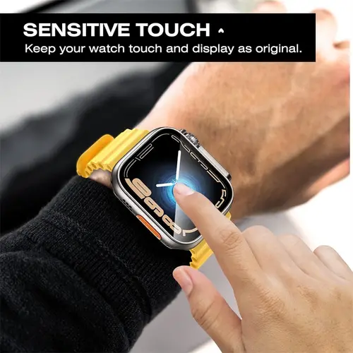 Glass+Case for Apple Watch 46mm 44mm 45mm 41mm 40mm 38mm 42mm Screen Protector Change Ultra Bumper iWatch Series 10 9 8 7 SE 6 5 - Image 6