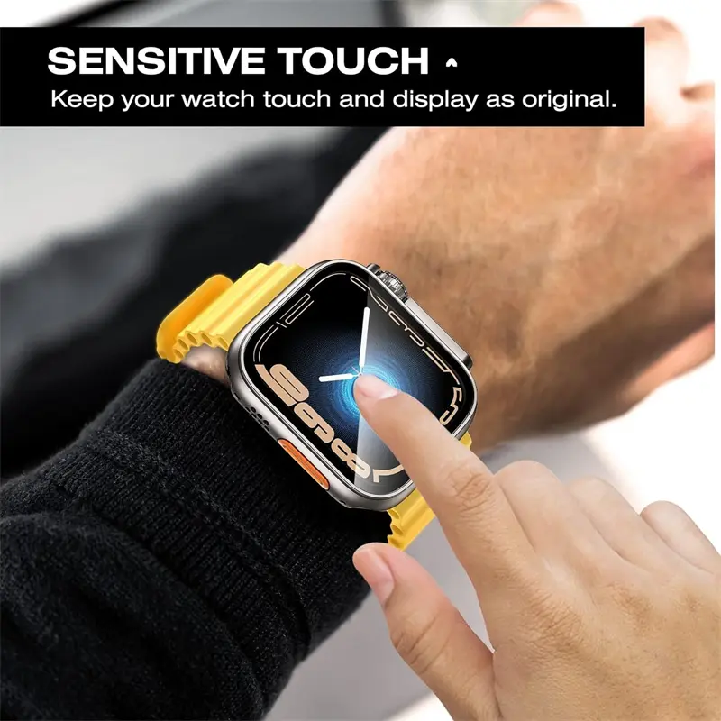 Glass+Case for Apple Watch 46mm 44mm 45mm 41mm 40mm 38mm 42mm Screen Protector Change Ultra Bumper iWatch Series 10 9 8 7 SE 6 5 - Image 6