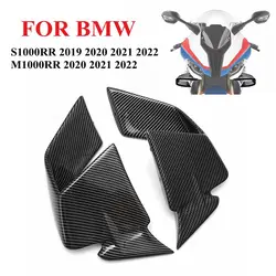 Carbon Fiber Wings Fairing for BMW S1000RR M1000RR 2019 2020 2021 2022 Winglet Motorcycle Windshield Front Aerodynamic Spoiler
