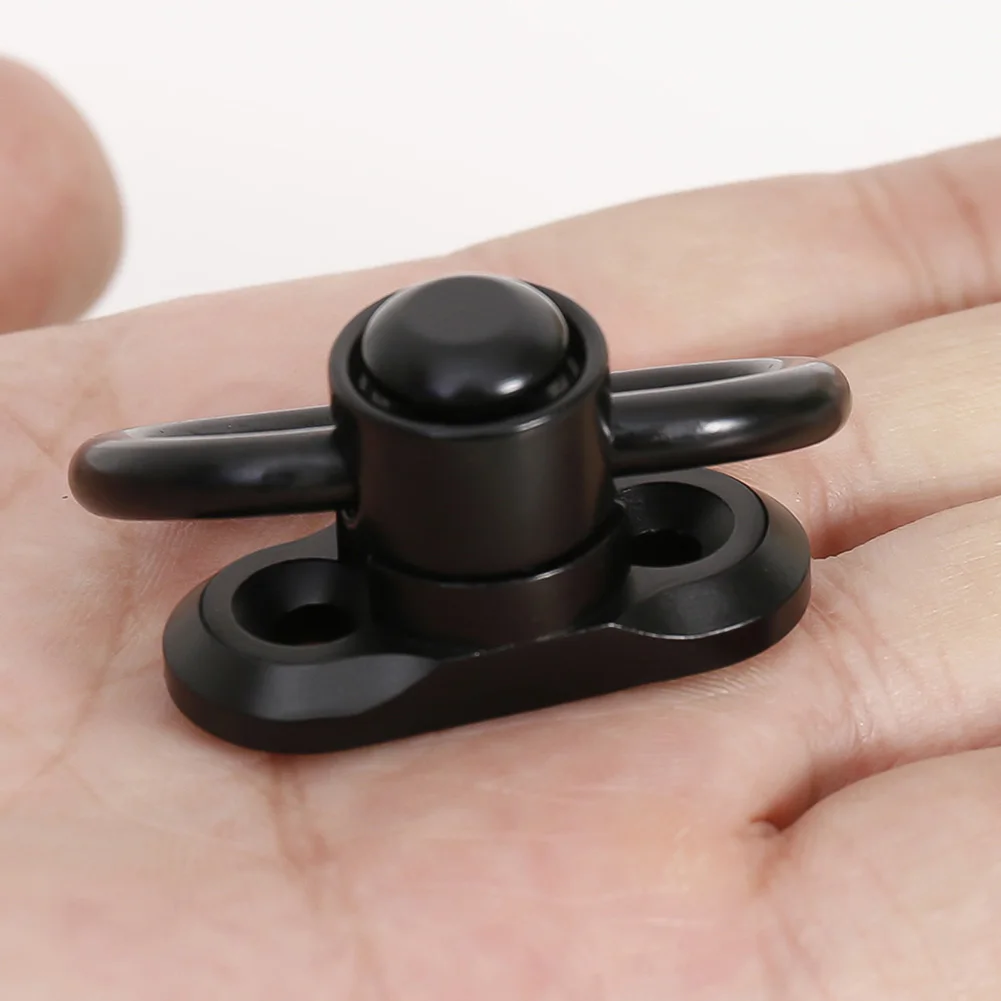 QD Sling Swivel Mount 1.25&rdquo; QD Sling Swivel Mount Heavy Duty Quick Detach Push Button Swivels for Two Point Sling 360&deg;Rotatable Easy to Mount QD