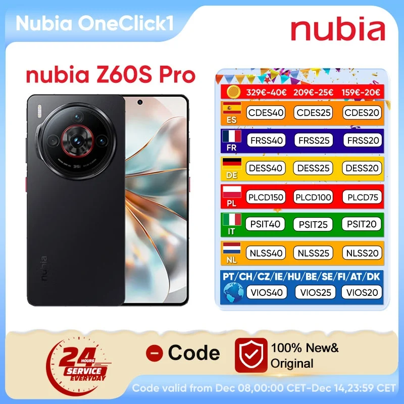 Smartfon Zte Nubia Z60S Pro z EU za $321.56 / ~1208zł Smartfon Zte Nubia Z60S Pro z EU za $321.56 / ~1208zł