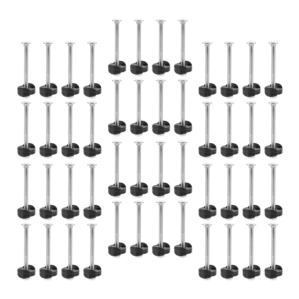

48 Pcs Jumping Bed Screw Trampoline Galvanized Steel Wear-resistant Long Screws