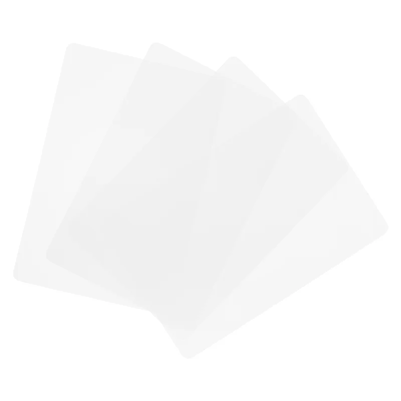 

Transparent Kitchen Mat,Coffee Table Mat,Table Protector,Waterproof Placemats,Worktop Saver,Placemat Set 4 Pieces