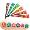 1pcs 25g Multicolor Indian GOLECHA Henna Cones Tattoo Paste For Temporary Tattoo Sticker Body Paint Art Cream Cone DIY Paint 5