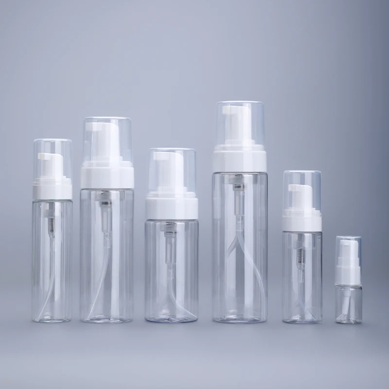 1 Pcs Empty Bottle Travel Soap Bottle Plastic Foam Dispenser Mini Foaming Soap Pump Dispenser for Cleaning