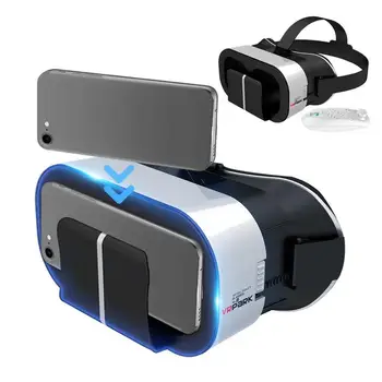 2023 New VR Headset with Adjustable Controller 3D VR Glasses Virtual Reality Headset Support 5 to 7 inch HD for Smart Phone 1
