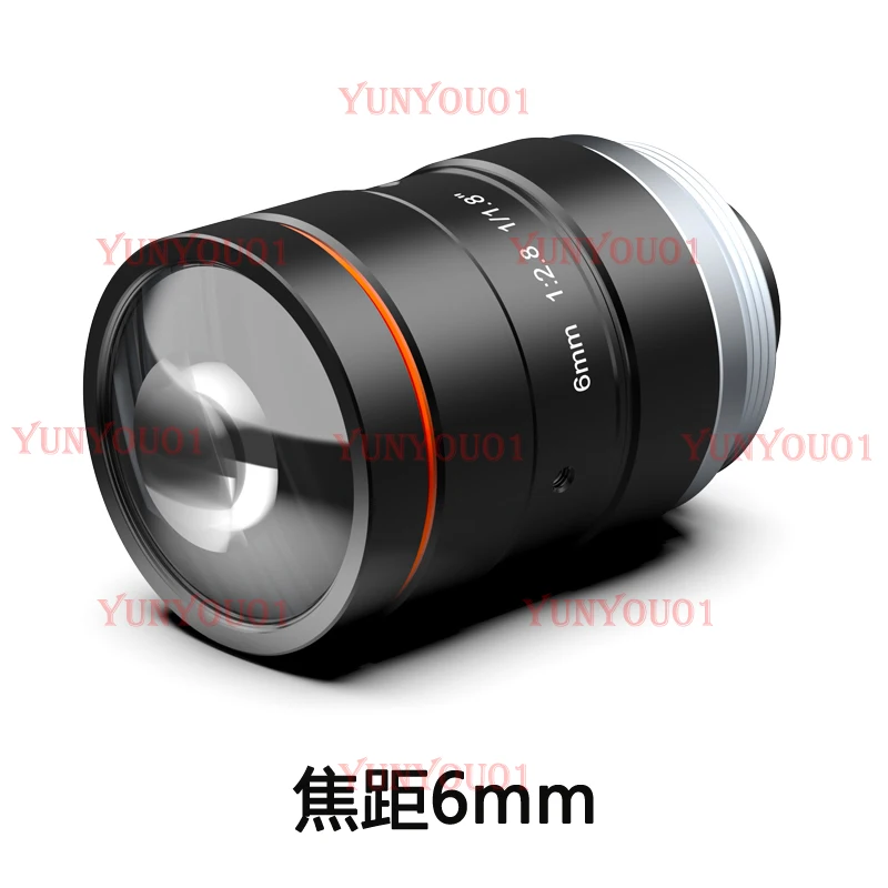 1000만 화소 1/1.8인치 산업용 카메라 프라임 렌즈 조리개 F2.8C 포트 고화질 왜곡 없는