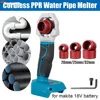 Cordless Hot Melt Machine Electric Fuser PPR Water Pipe Melter Plastic Welding repair Power Tools For Makita 18V Battery 3