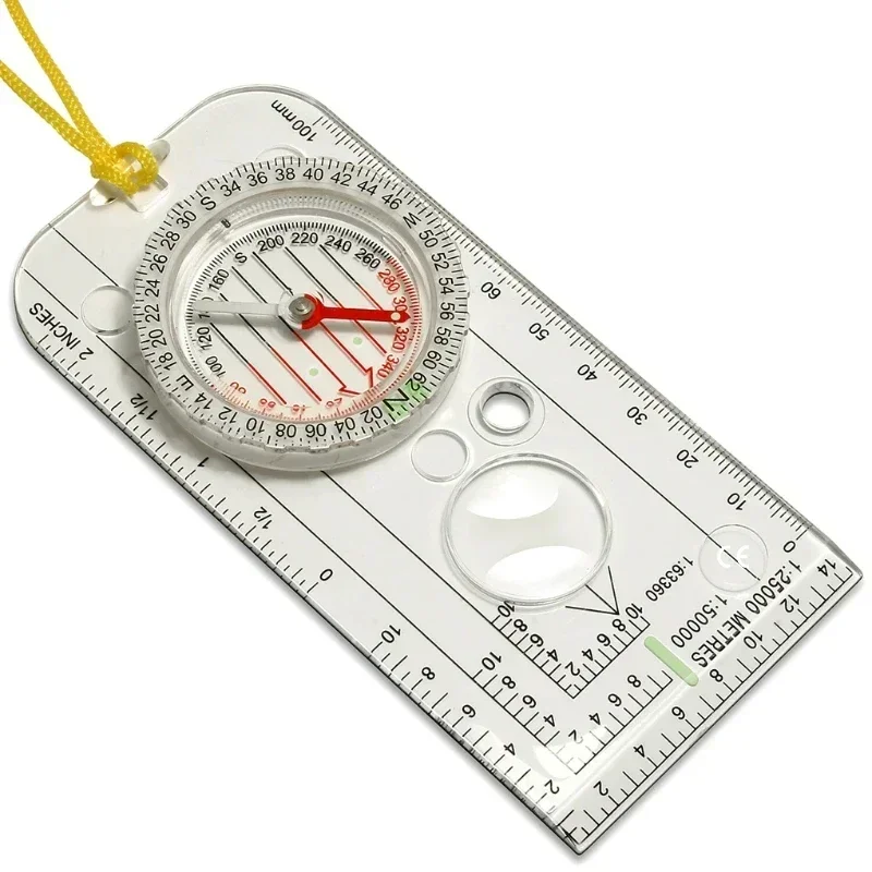 Orienteering Compass with Map Ruler 1