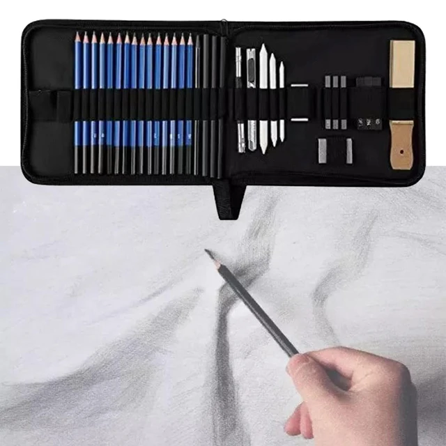 12pcs Drawing Artist's Pencil Set Professional Sketching Pencils Tool  Graphite Painting Art Supplies For Kids Teens Beginner - Art Sets -  AliExpress