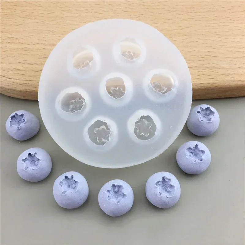 3D Blueberry Raspberry Fruit Silicone Mold for Baking and Cake Decorating