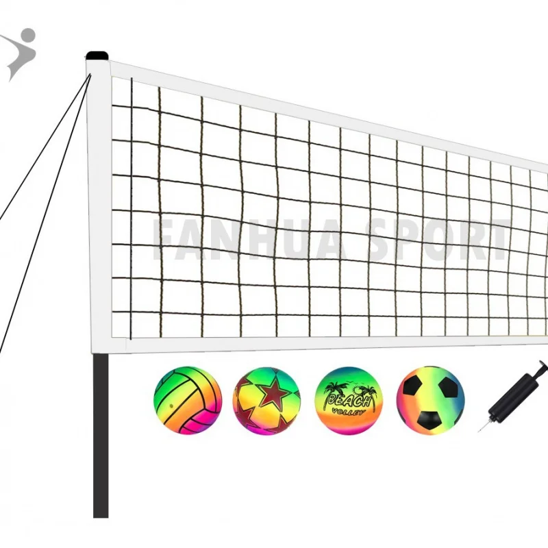 New Hot Selling Beach Volleyball Net Rack Suit Outdoor Portable Badminton Football Net Rack Board Game Set