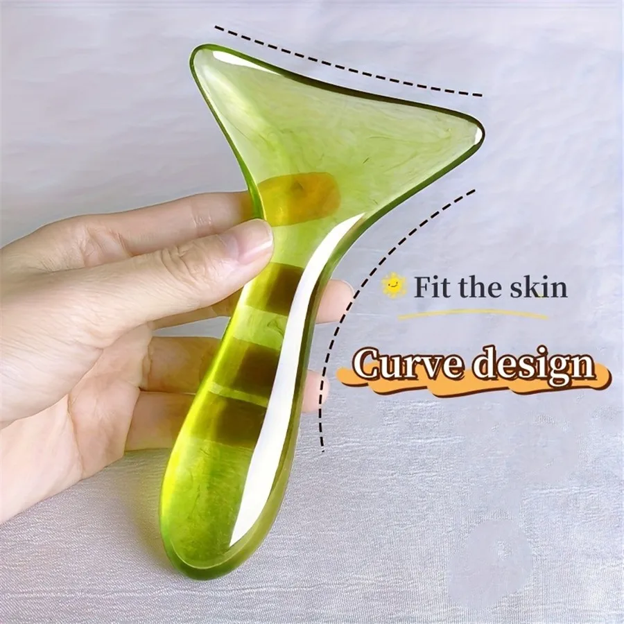 Gua sha facial tool, gua sha massage tool, lymphatic detoxification massage gua sha board for face, eyes, neck, body