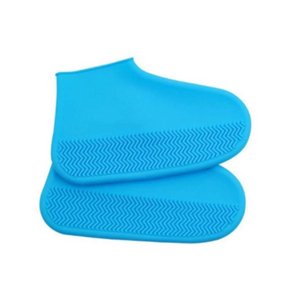 thumbnail image 1 of Fundas de silicona impermeables para zapatos, cubrezapatos de goma antideslizantes para días lluviosos, protectores de botas reutilizables, tallas S/M/L, accesorios para clima húmedo, 1 of 5