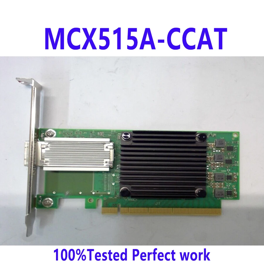 MCX515A-CCAT 이더넷 카드, 100GbE QSFP28 포트, PCIe3.0 x16 ConnectX-5, CX515A