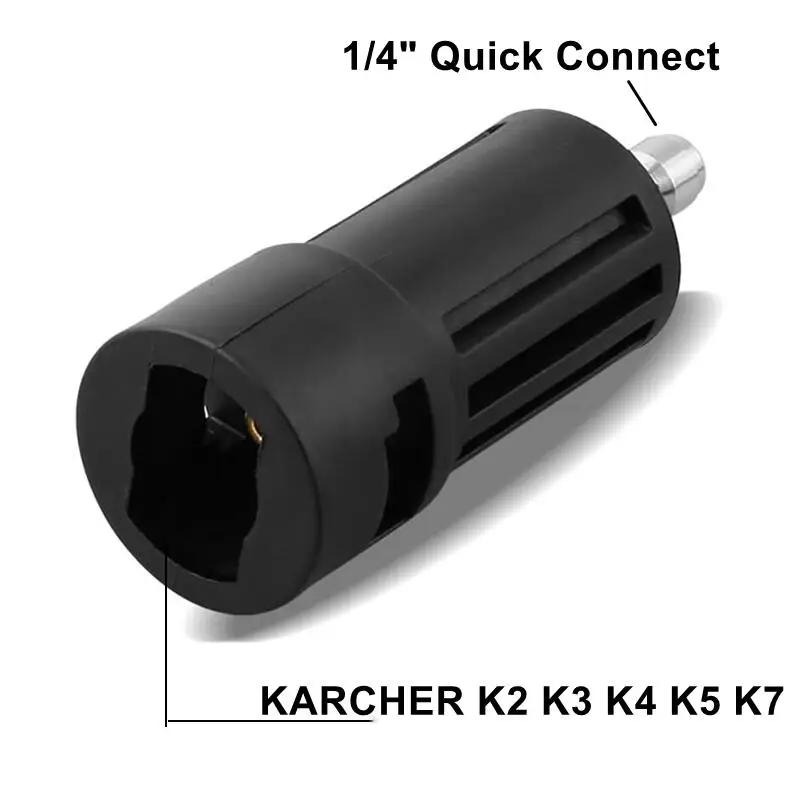 Pressure Washer Adaptor For Karcher K Series Lance Wand To 1/4" Quick Hitch Converter 2