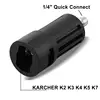 Pressure Washer Adaptor For Karcher K Series Lance Wand To 1/4" Quick Hitch Converter 2