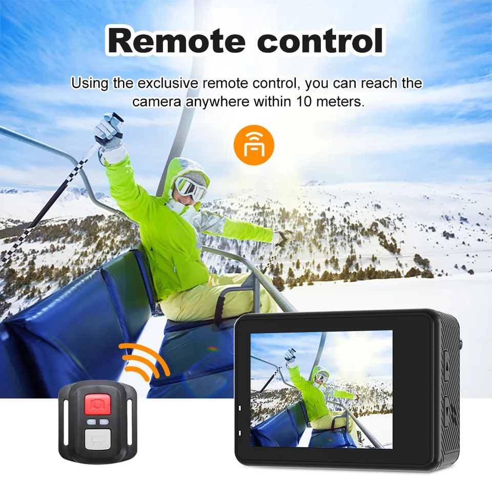 Ourlife Action Camera 5K 4K60FPS EIS WiFi Dual Screen 170D Ourlife Action Camera 5K 4K60FPS EIS WiFi Dual Screen 170D