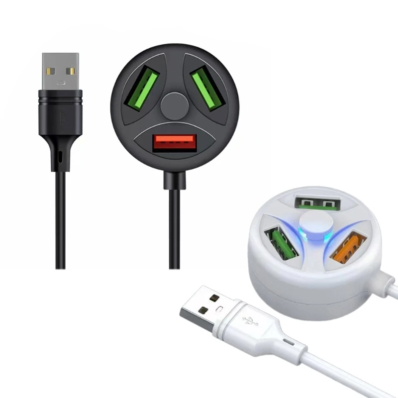 

Essential USB Charging Hub for Powering Multiple Devices USB Extender Great for USB Lights, USB Fans Safety &Reliability